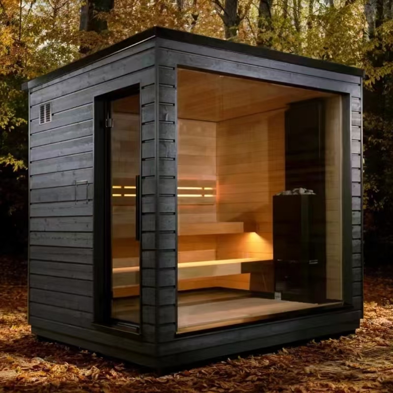 A Suzhou Zhonneye Sauna Equipment Co., Ltd. új kültéri táj stílusú szauna szobát indít.