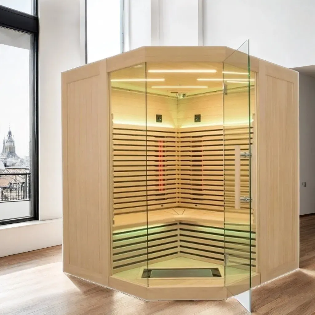 3-4 személyes Hemlock infraszauna otthonra