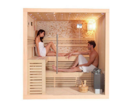Szauna 3-4 személyes Hemlock távoli infra szauna